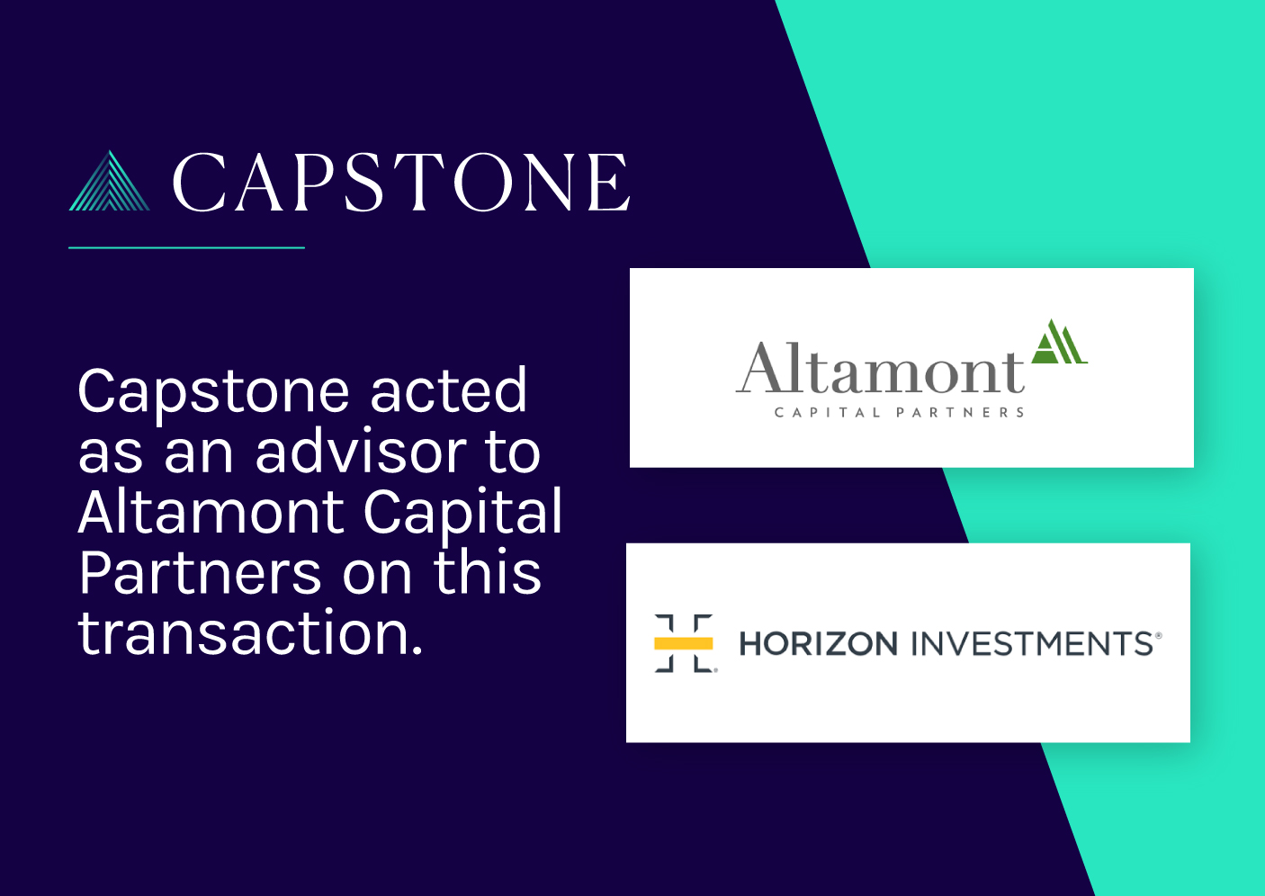 Altamont Capital Partners Invests in Horizon Investments