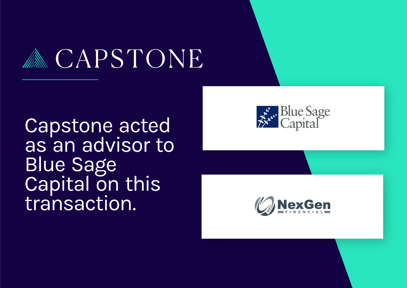 Blue Sage Capital Invests in NexGen Financial