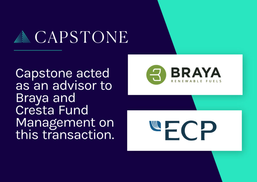 Cresta Fund Management’s Braya Renewable Fuels Invests in ECP - Capstone DC
