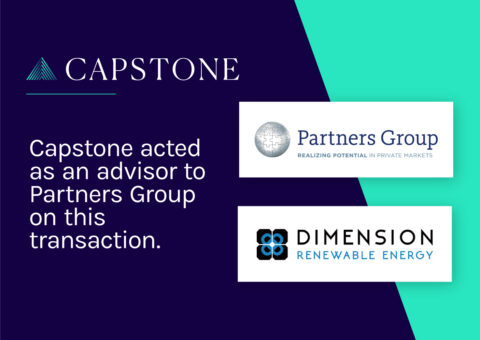 Partners Group Acquires Dimension Renewable Energy - Capstone DC