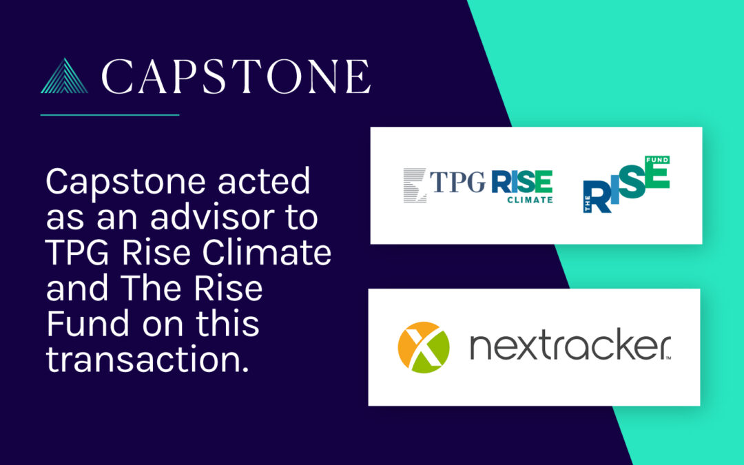 TPG Rise Climate and The Rise Climate Fund Invests in Nextracker Inc.