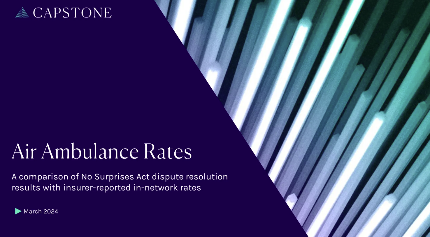 Since No Surprises Act Went Into Effect, Air Ambulance Providers Are ...