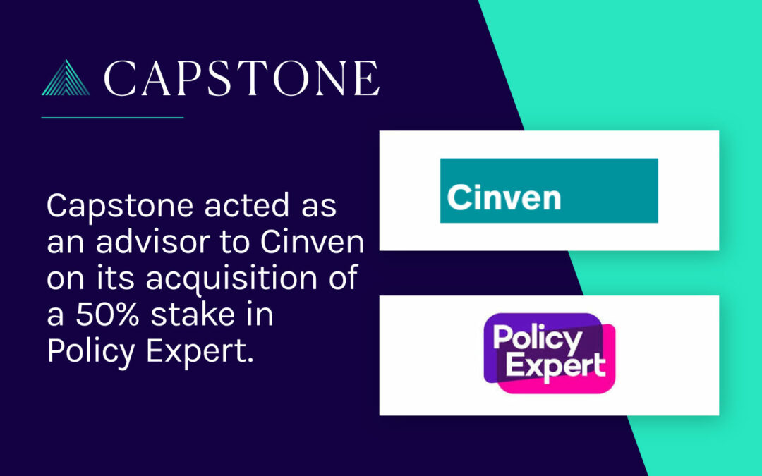 Cinven Acquires a 50% Stake in Policy Expert