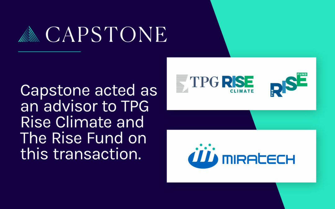 TPG Rise Climate and The Rise Fund Invest in Miratech