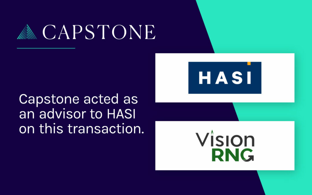 HASI Provides Project Financing for Vision RNG