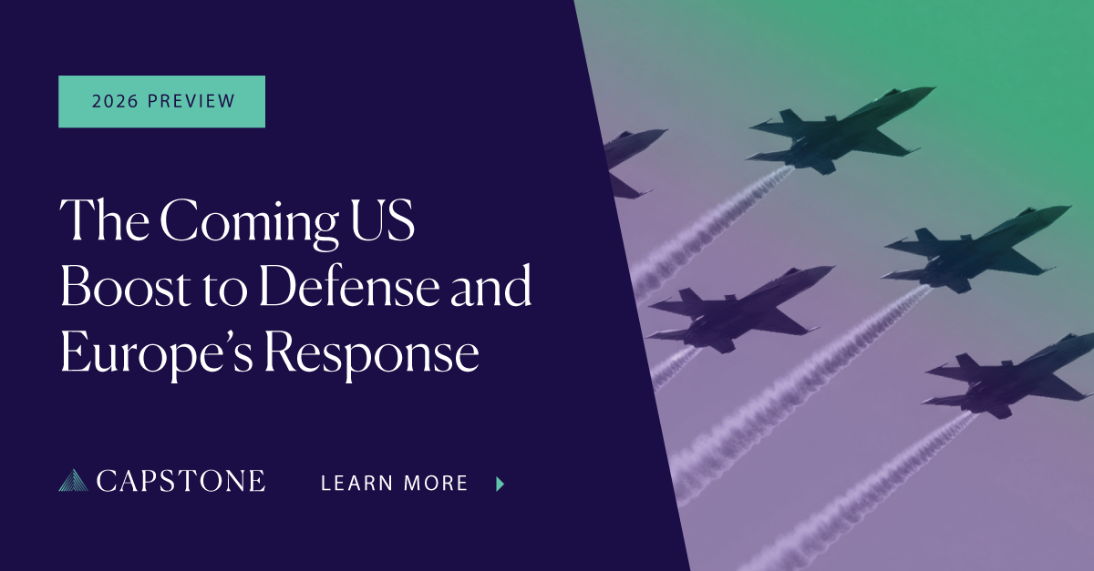 The Coming US Boost to Defense and Europe’s Response - Capstone DC