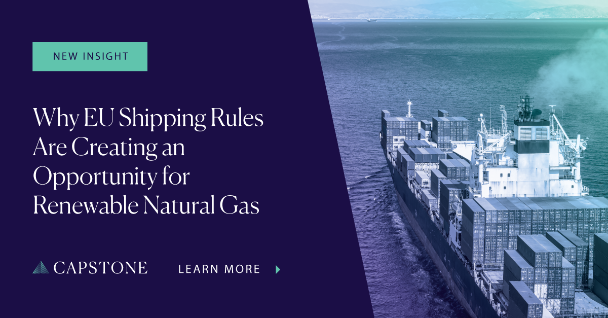 Why EU Shipping Rules Are Creating an Opportunity for Renewable Natural ...