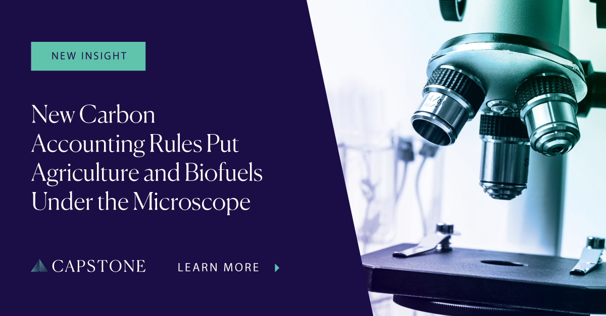 New Carbon Accounting Rules Put Agriculture and Biofuels Under the ...