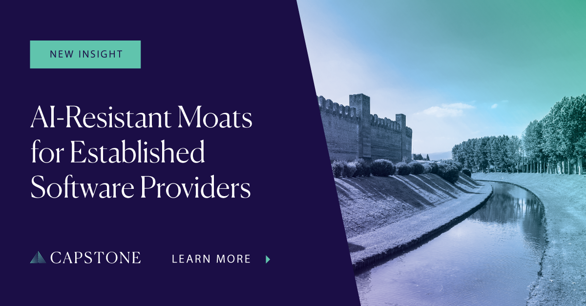 AI-Resistant Moats for Established Software Providers - Capstone DC
